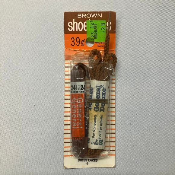 VTG Shoe Laces (Lot of 8 pairs) Assorted Dress Athletic Boot Laces - Picture 3 of 10